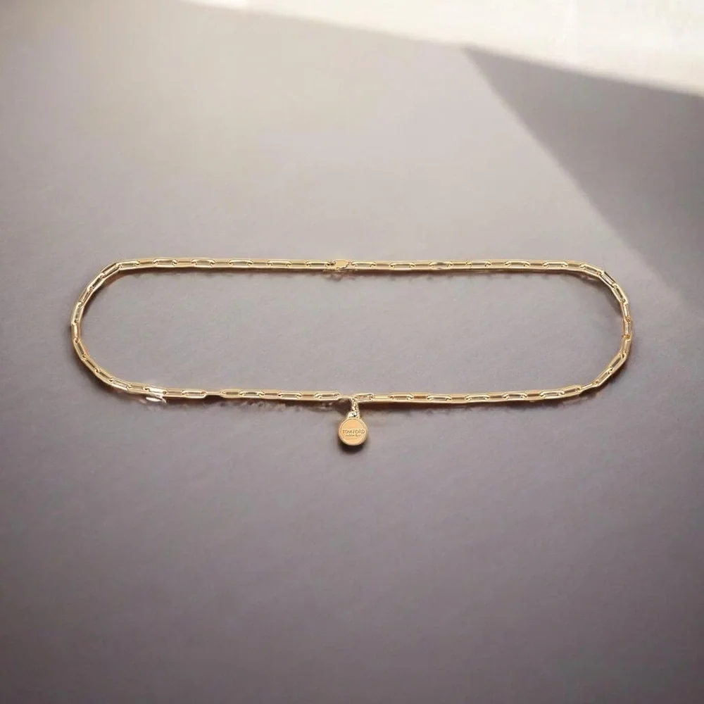 New TOM FORD Brass Body Chain